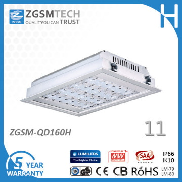 Luz montada en la superficie del garaje del toldo empotrado de 160W LED